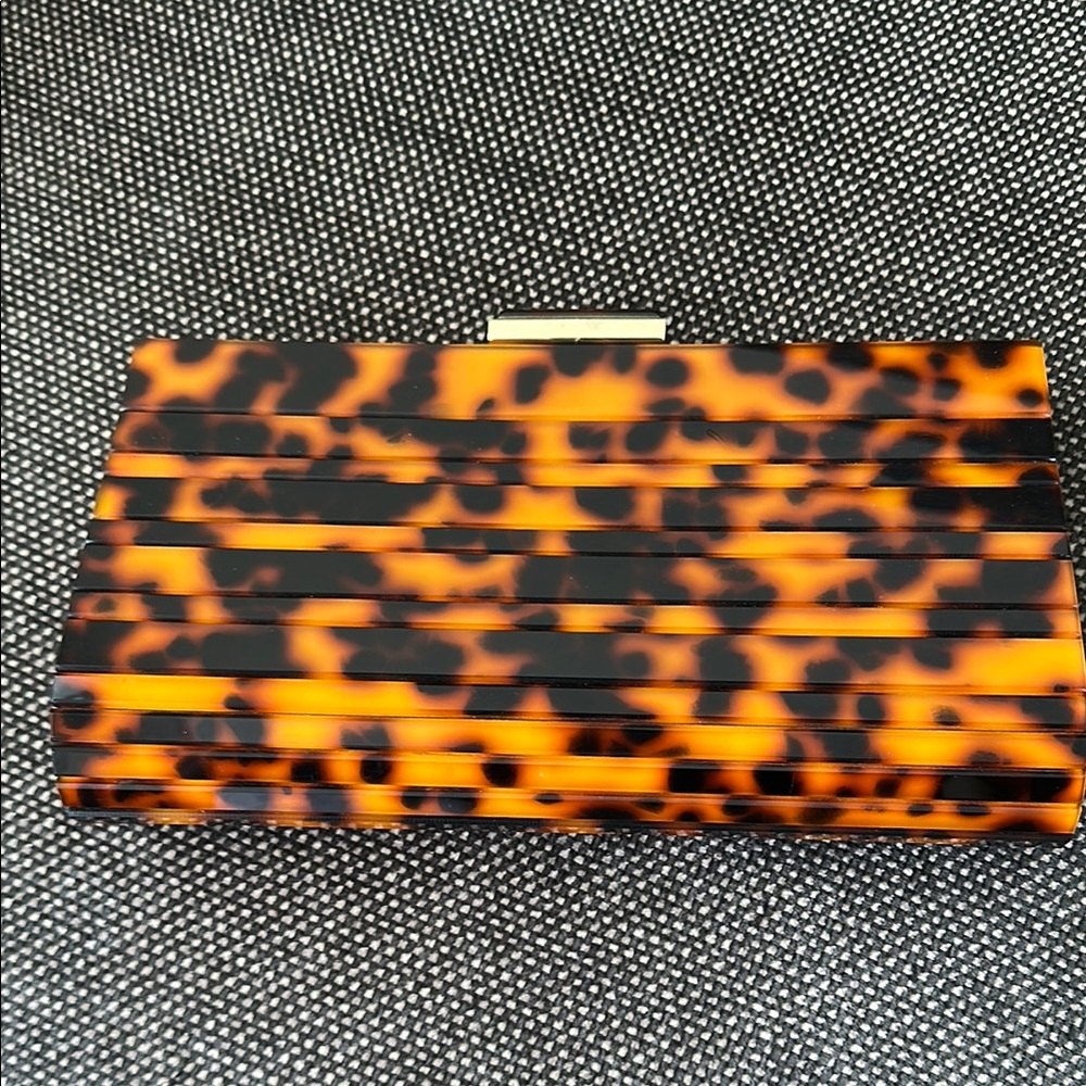 INC International Concepts Tortoiseshell Clutch